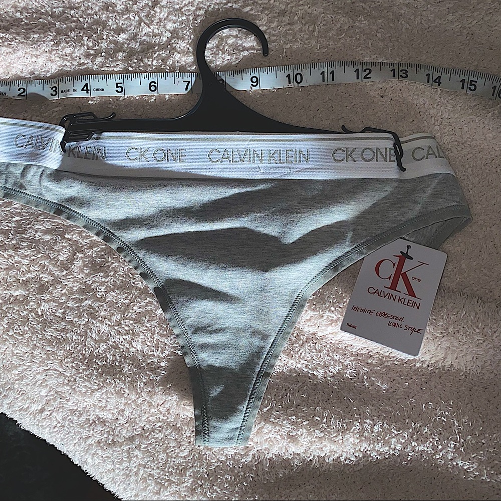 Calvin Klein Grey Thong